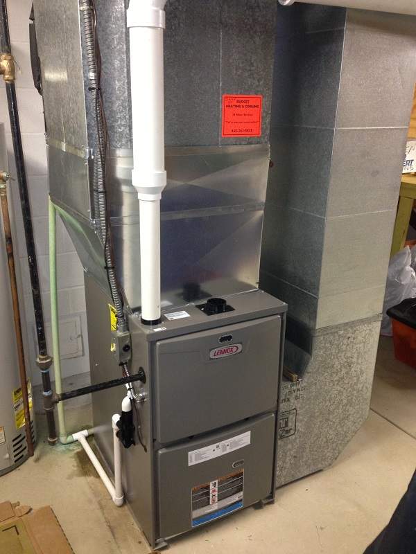 Maintenance and Repair on a furnace in Lakewood Ohio